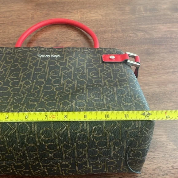 Calvin Klein logo satchel purse - Picture 14 of 16